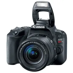 Câmera Canon Digital Profissional Rebel Sl2 18-55, 24,2 mp - Preto