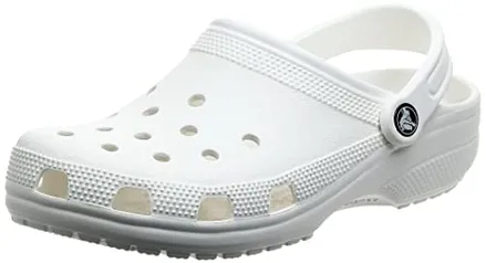 Crocs Classic Tamanco, Unissex Adultos - Branco (White)