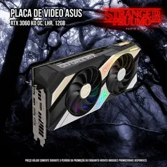 Placa de Video Asus GeForce RTX 3060 KO OC, LHR, 12GB, GDDR6, 192-bit, KO-RTX3060-O12G-V2-GAMING