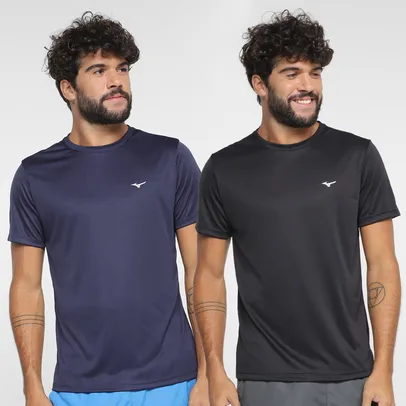 Kit Camiseta Mizuno Energy Masculina - 2 Peças