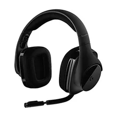 Headset Gamer Sem Fio Logitech G533 7.1 Dolby Surround com Drivers de Áudio Pro-G e Bateria Recarregável | R$700