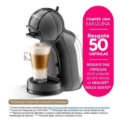 Cafeteira Nescafe Dolce Gusto Mini Me Preta Automática (110v) + 50 cápsulas 