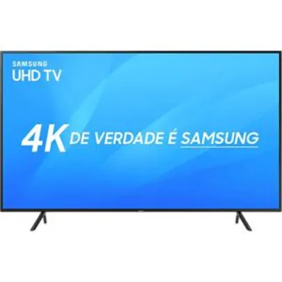 Smart TV LED 65" Samsung Ultra HD 4k UN65NU7100GXZD com Conversor Digital 3 HDMI 2 USB Wi-Fi HDR Premium Smart Tizen