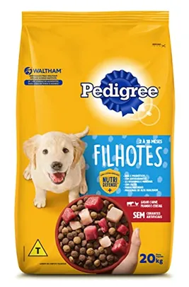 [REC] PEDIGREE Ração Pedigree Para Cães Filhotes Raças Médias E Grandes 20 Kg