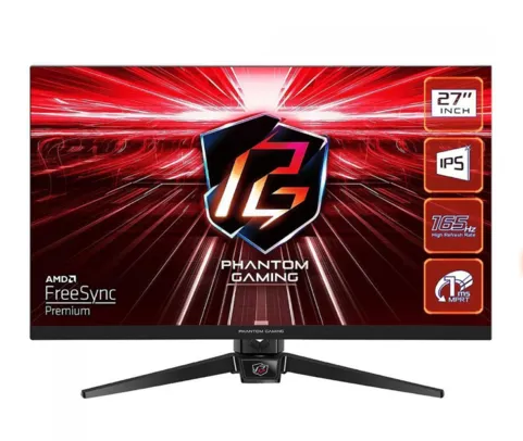 Monitor ASRock Phantom Gaming PG27FF1A, 27 Pol, Full HD, 1ms, 165Hz, IPS, HDR, FreeSync, HDMI/DP