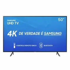 TV LED 50" Samsung Smart TV RU7100 4K 3 HDMI 2 USB 60Hz