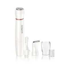 Conair, Depilador Feminino, Aparador Facial e Corporal, À Pilha, 5 Acessórios, All-In-One - Sem Fio