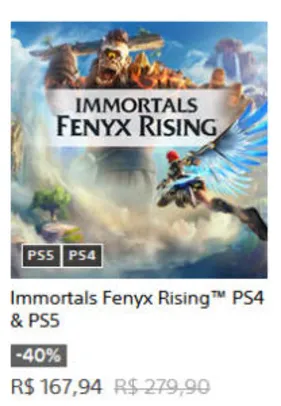 Immortals Fenyx Rising™ PS4 & PS5 - R$168