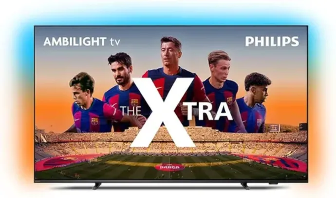 Smart TV DLED 55 Philips 55PML9118/78 | 4K UHD com Wi-Fi, com 2 USB, 4 HDMI, 120Hz