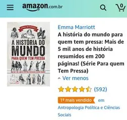 [Prime] eBook - "A história do mundo para quem tem pressa"