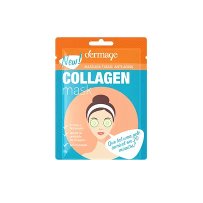 Máscara Facial Dermage Collagen Mask 10g