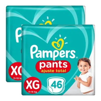 Foto do produto Fralda Pampers Pants Ajuste Total XG - 46 Unidades