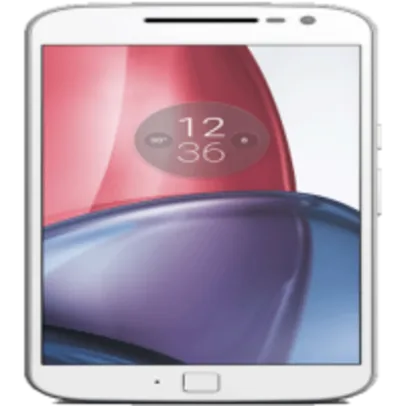 [Saraiva] Smartphone Motorola Moto G 4 Plus Branco Tela 5.5" Android™ 6.0.1 Marshmallow Câm 16Mp Dualchip 32Gb por R$ 989