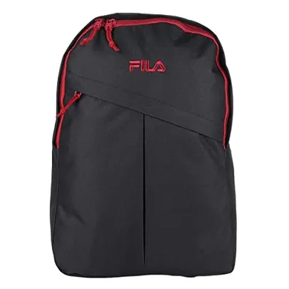 Mochila Fila Diagonal, Unissex - Preto/Vinho