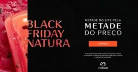 Natura metade do site pela metade do preço