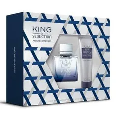 Kit Perfume Antonio Banderas King Of Seduction Masculino EDT 100ml + Pós Barba 75ml - R$64