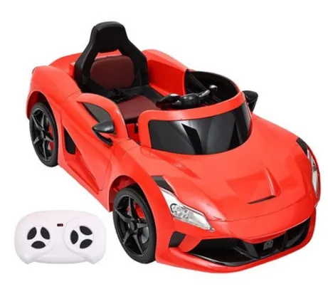 (AME SC 172) Carro Elétrico Infantil Conversível Vermelho BMW i8 com Portas Borboleta 12V 