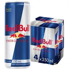 [Prime] Energético Red Bull Pack com 4 Latas de 250ml | R$22