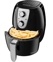 [REEMBALADO] Fritadeira Elétrica Sem Óleo – Air Fryer Mondial AF-34 3,2L 1270W Preta 220V | R$250