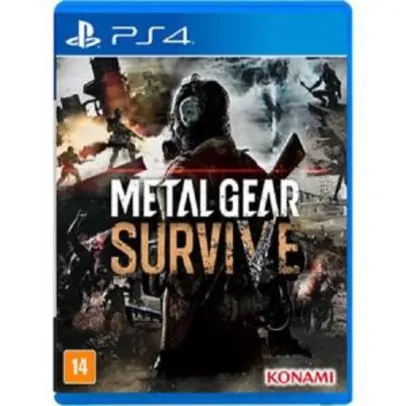 Game Metal Gear Survive - PS4 - R$60,00