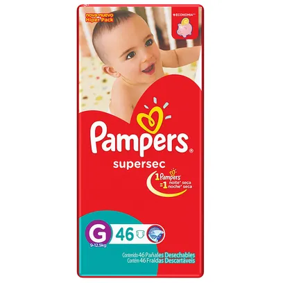 Foto do produto Fralda Pampers G Supersec Hiper - 46 Unidades