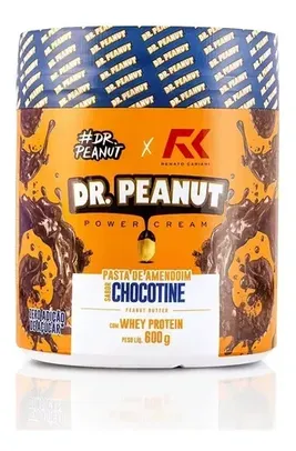  DR PEANUT Pasta de amendoim sabor Chocotine com whey - 600g