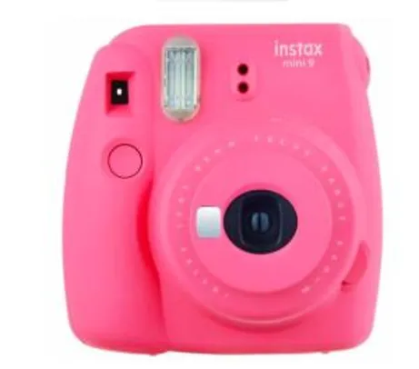 Câmera Instantânea Fujifilm Instax Mini 9 Rosa Flamingo R$289