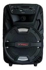 Alto-falante TRC Sound TRC 5515 portátil com bluetooth preto 110V/220V 