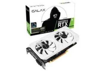 PLACA DE VÍDEO GALAX GEFORCE RTX 2060 EX WHITE DUAL, 6GB GDDR6, 192BIT, 26NRL7HPY3EW