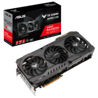 Placa de Vídeo Asus TUF Gaming Radeon RX 6800 XT, 16GB, GDDR6, 256bit, TUF-RX6800XT-O16G-GAMING