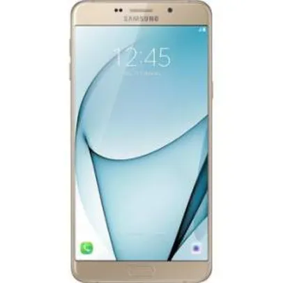 Smartphone Samsung Galaxy A9 SM-A910F Dourado Dual chip Android Marshmallow 4G Câmera 16 MP Traseira e 8MP Frontal