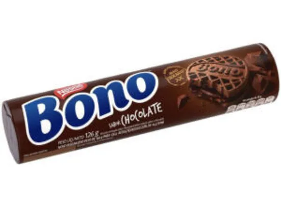 [APP/ DINHEIRO DE VOLTA] Biscoito recheado chocolate Bono | R$ 1,09
