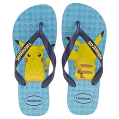 [Prime] Chinelo Pokemon Havaianas Masculino Azul Claro 43/44 | R$27