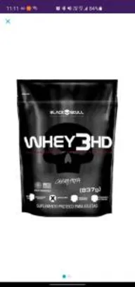 Whey 3 HD Black Skull Refil - 837 g | R$ 76