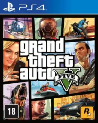 GTA - Grand Theft Auto V - PS4 - R$87,91