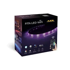 Fita LED Inteligente AGL, Wi-Fi, 3 metros, Compatível com Alexa - bivolt