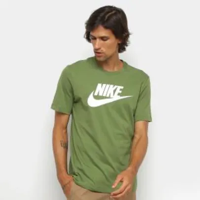 Camiseta Nike Sportwear Icon Futura Masculina - Verde claro