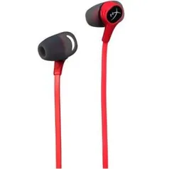 Fone de Ouvido Intra-Auricular Gamer HyperX Cloud Earbuds, Vermelho - HX-HSCEB-RD