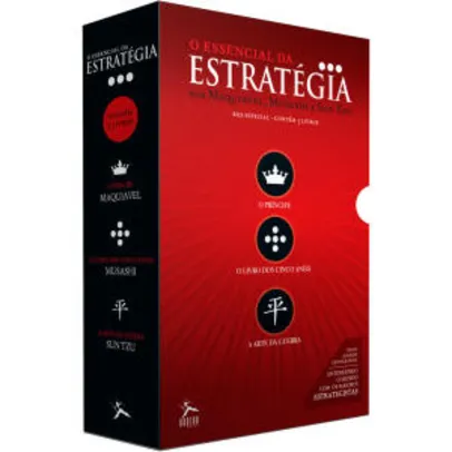 Box 3 Livros - Essencial Da Estratégia Exclusivo | R$19