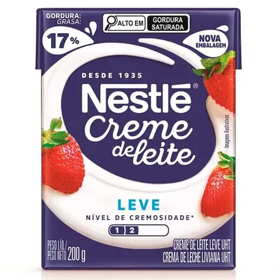 [ REGIONAL | Leve 4 Pague 3 | R$ 2,99 CADA ] Creme de Leite Nestlé 200g