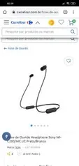 Fone bluetooth sony c200 | R$139