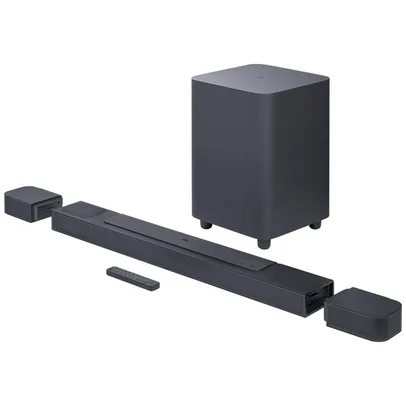 Soundbar JBL Bar 800, Bluetooth, 360W RMS, Subwoofer Sem Fio, 5.1.2 Canais -  JBLBAR800PROBLKBR