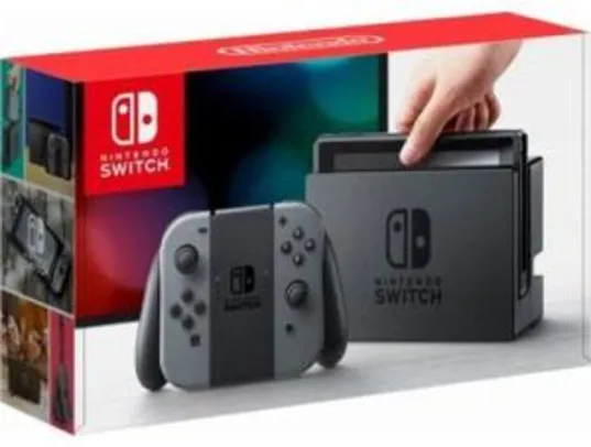 [AME por R$1245] Nintendo Switch Cinza