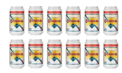 Cerveja Antarctica Original Pilsen 12 Unidades  - Lata 350ml