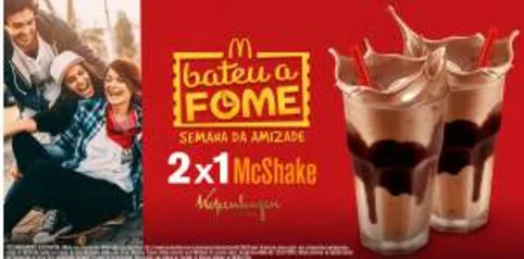 [Voltou- Mc Donalds] Leve 2 McShake Kopenhagen e pague 1