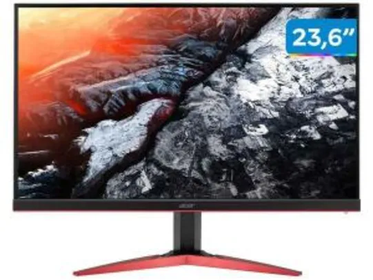 Monitor Gamer Acer KG1 Series KG241Q 23,6” LED - Widescreen Full HD HDMI IPS 144Hz 1ms