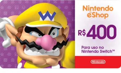 Giftcard Nintendo R$ 400