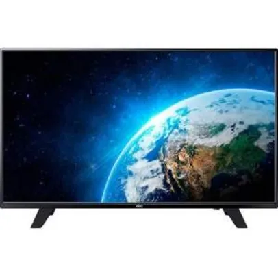 [Sou BArato] TV LED 40" AOC LE40F1465 Full HD com Conversor Digital 1 HDMI 2 USB 60Hz por R$ 1299
