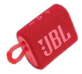 Alto-falante JBL Go 3 portátil com bluetooth waterproof red 