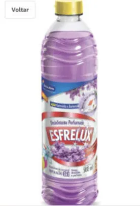 [Prime] Desinfetante Esfrelux Lavanda 500ml R$ 1,67